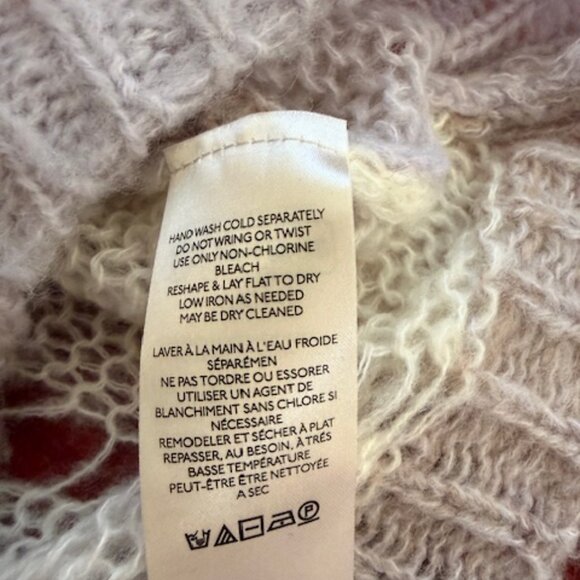 Free People Open Knit Cropped Sweater NWOT - Picture 5 of 5